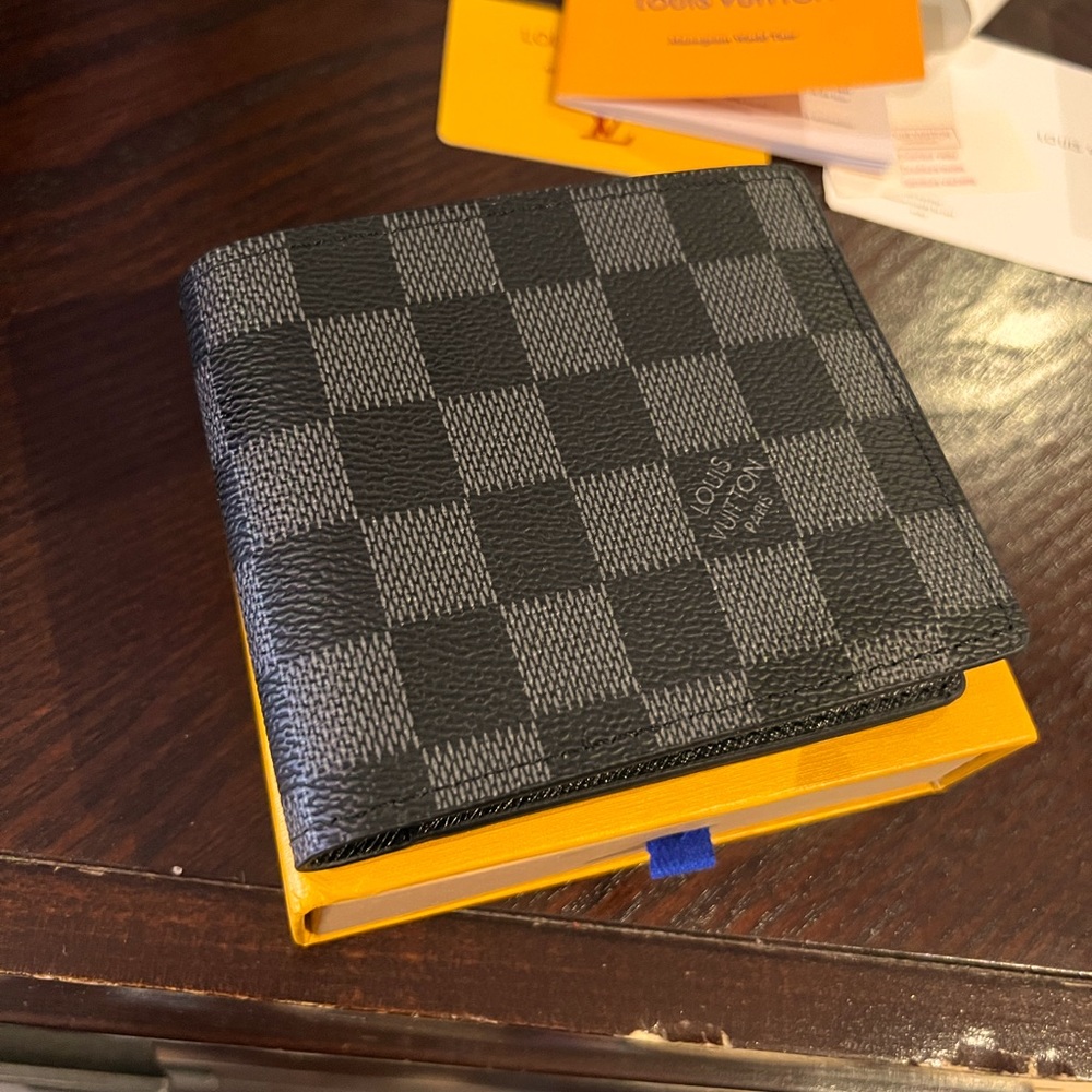 LOUIS VUITTON black wallet